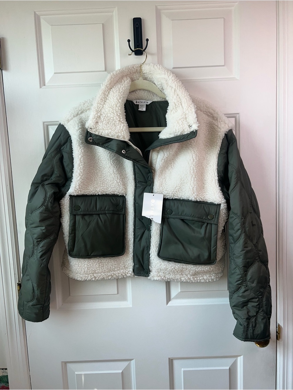 Athleta Fleece Hybrid Jacket